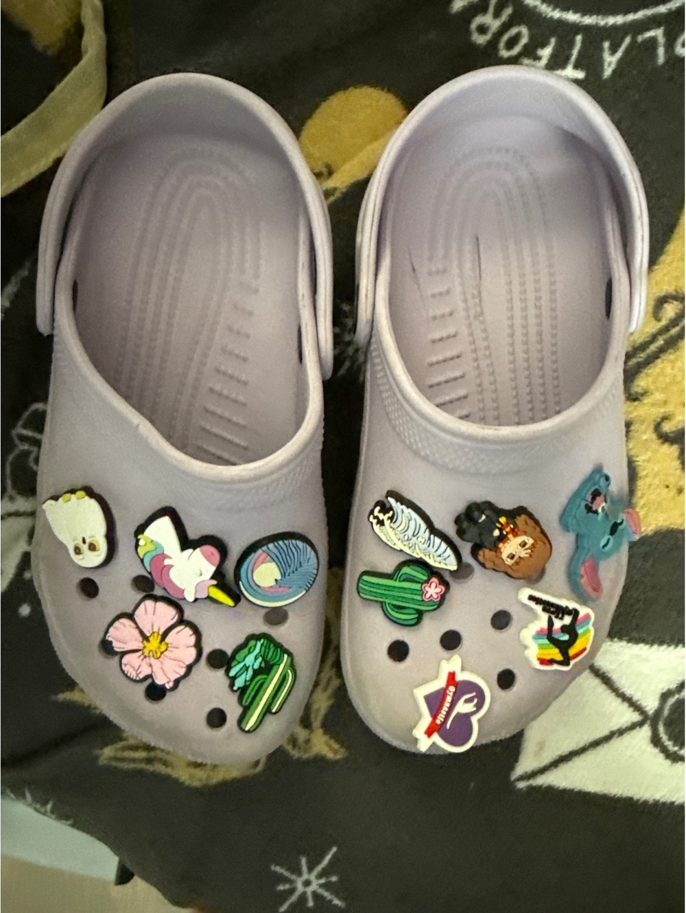 Crocs size 2 purple